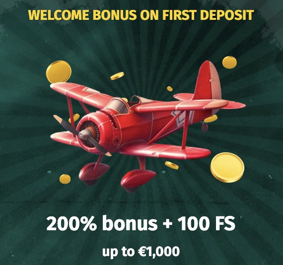 Jettbet Casino Welcome Bonus on First Deposit
